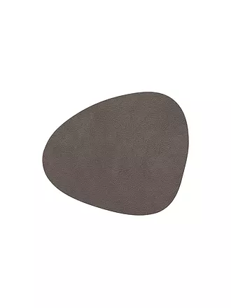 LIND DNA | Posavasos de vidrio 11x13cm CURVE Rojo | braun